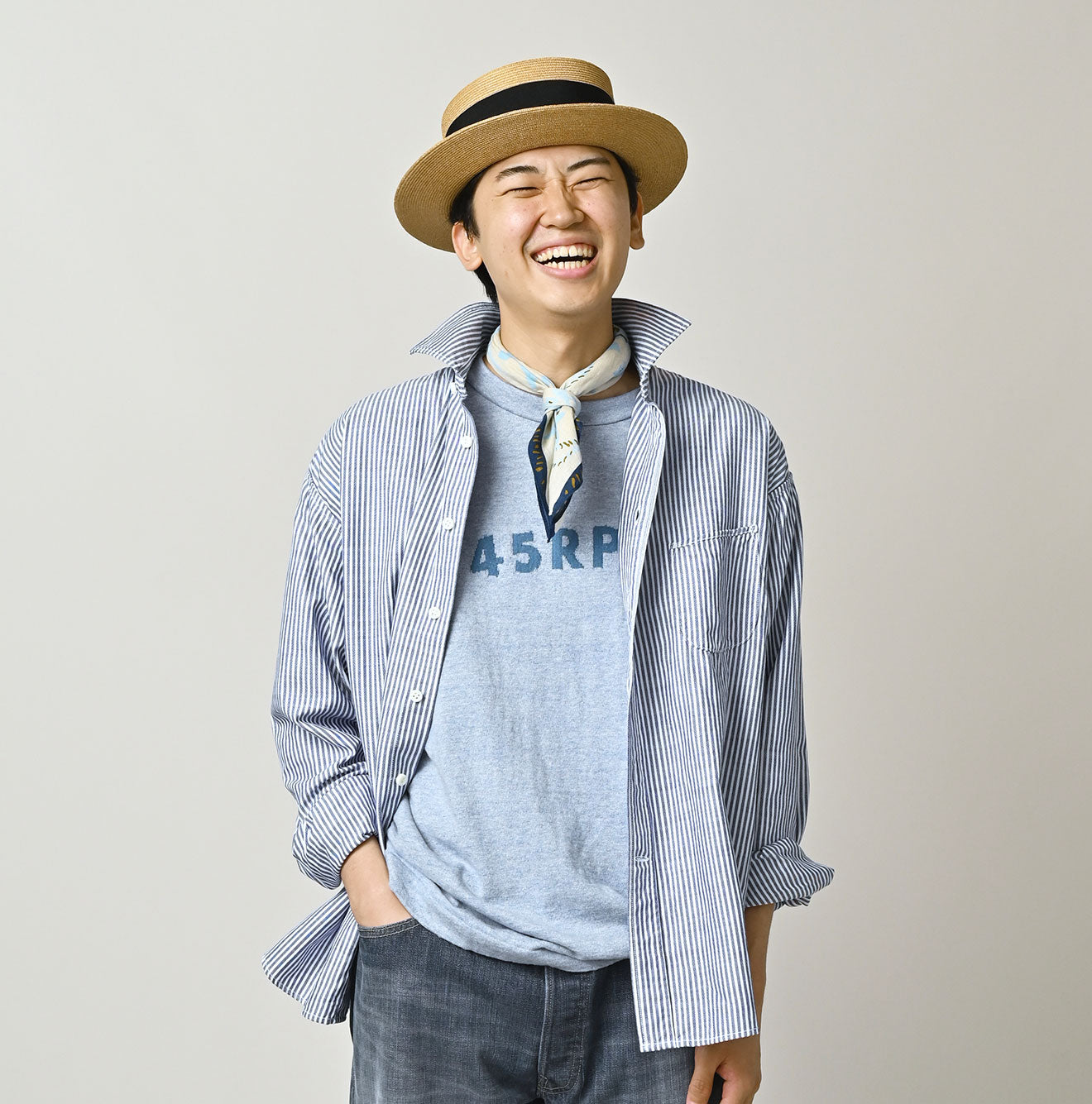 45R Supima Oxford 908 Wide Collar Shirt - Image 9