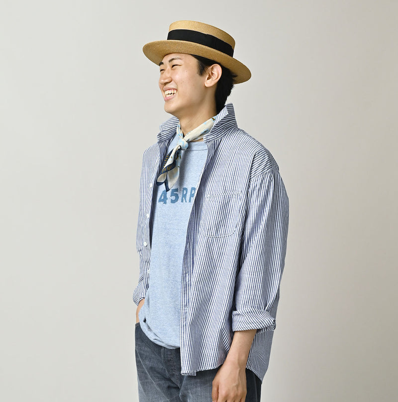 45R Supima Oxford 908 Wide Collar Shirt - Image 10