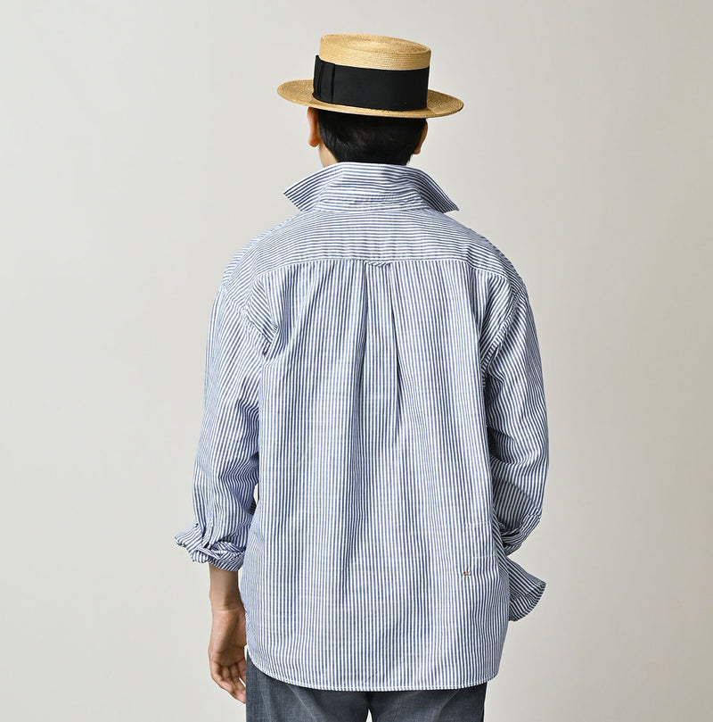 45R Supima Oxford 908 Wide Collar Shirt - Image 11