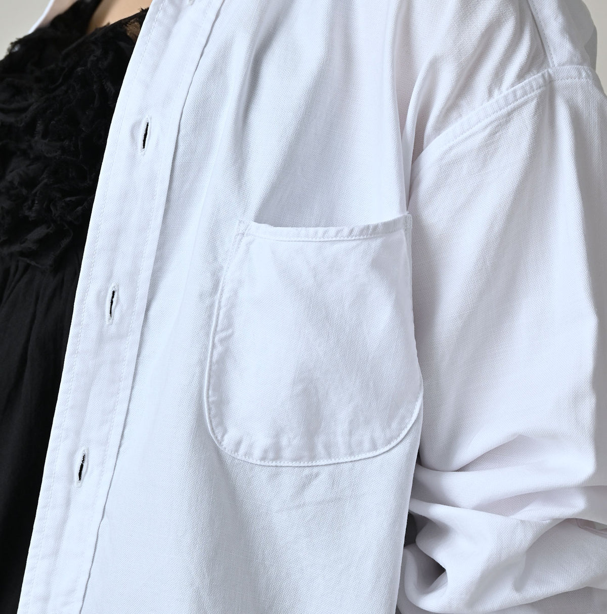 45R Supima Oxford 908 Wide Collar Shirt