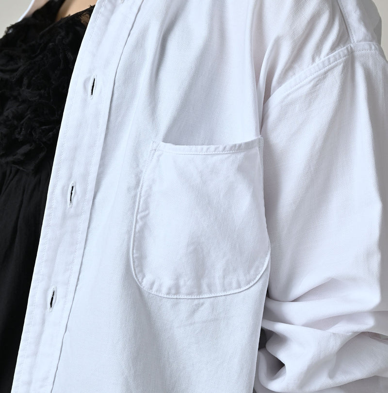 45R Supima Oxford 908 Wide Collar Shirt - Image 13