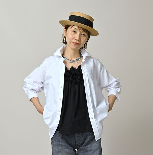 45R Supima Oxford 908 Wide Collar Shirt