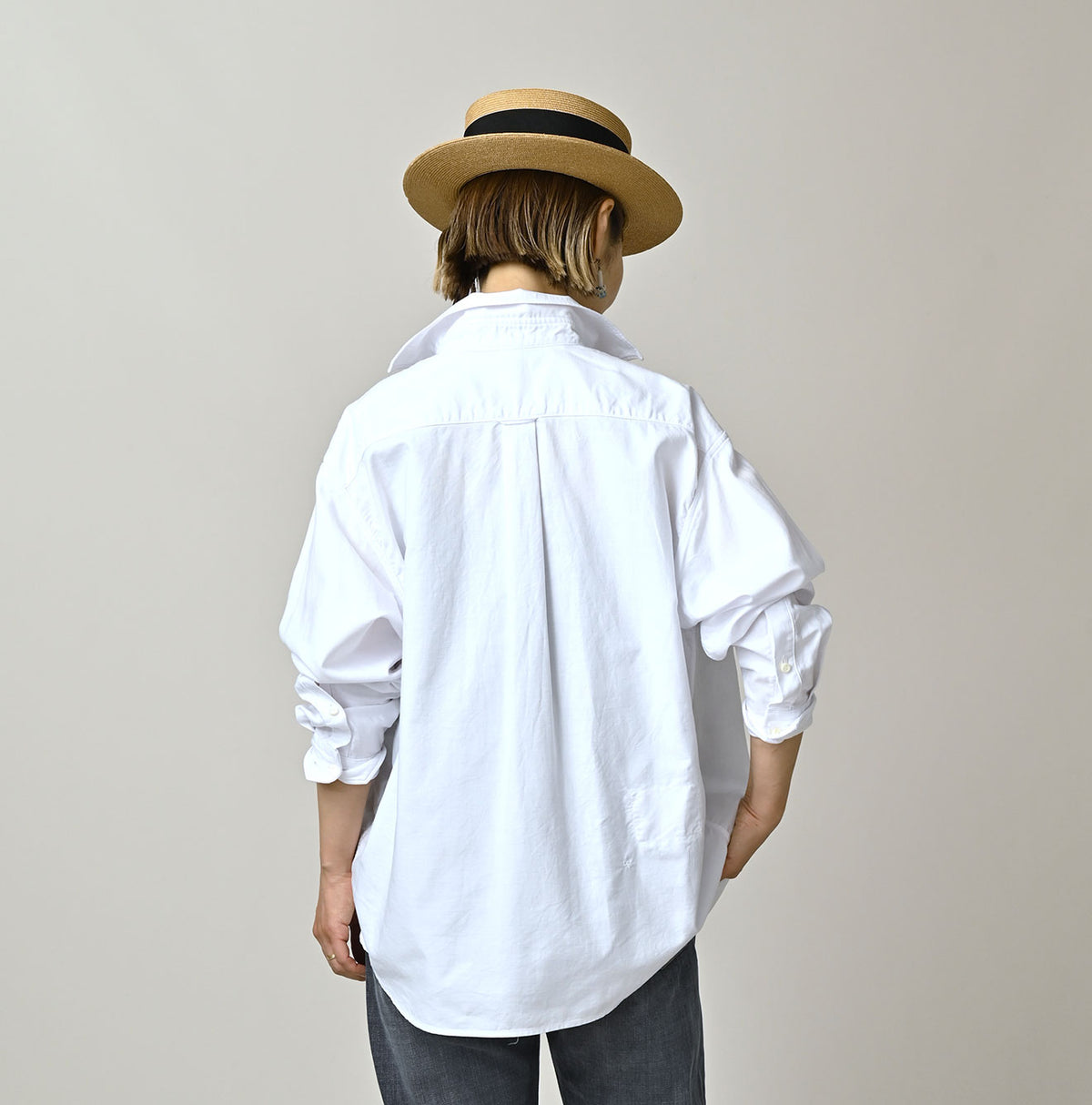 45R Supima Oxford 908 Wide Collar Shirt