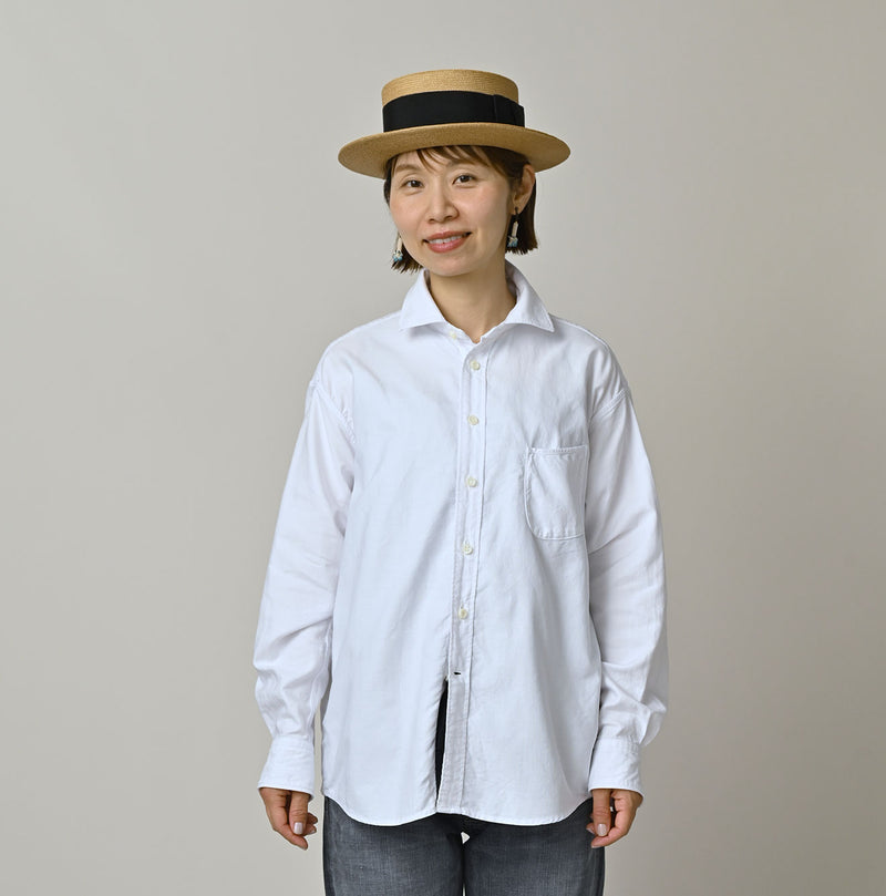 45R Supima Oxford 908 Wide Collar Shirt - Image 8