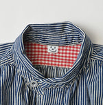 45R Indigo Hickory Komugi Denim Hechima Blouse (Distressed)