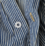 45R Indigo Hickory Komugi Denim Hechima Blouse (Distressed)