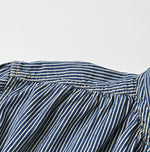 45R Indigo Hickory Komugi Denim Hechima Blouse (Distressed)