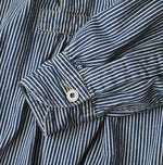 45R Indigo Hickory Komugi Denim Hechima Blouse (Distressed)