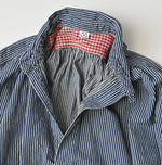 45R Indigo Hickory Komugi Denim Hechima Blouse (Distressed)