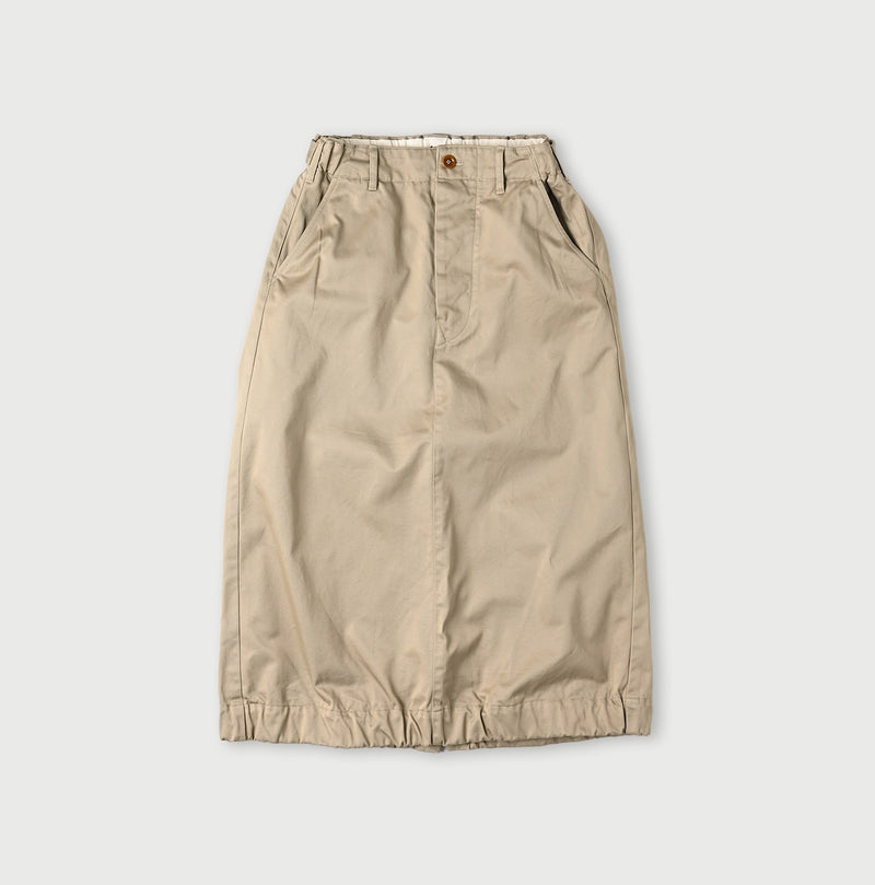 45R Two-ply Chino Chigo Skirt