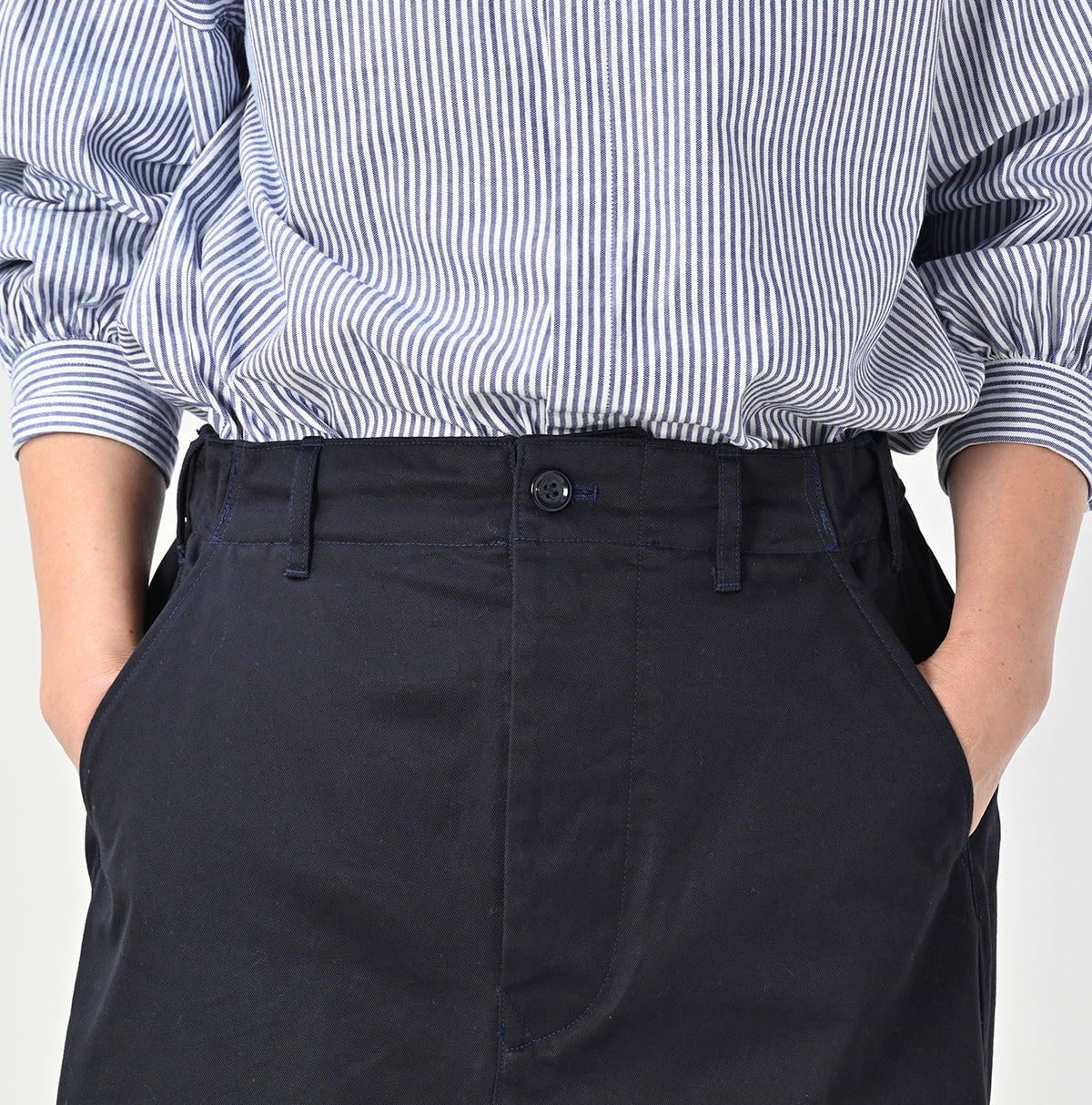 45R Two-ply Chino Chigo Skirt