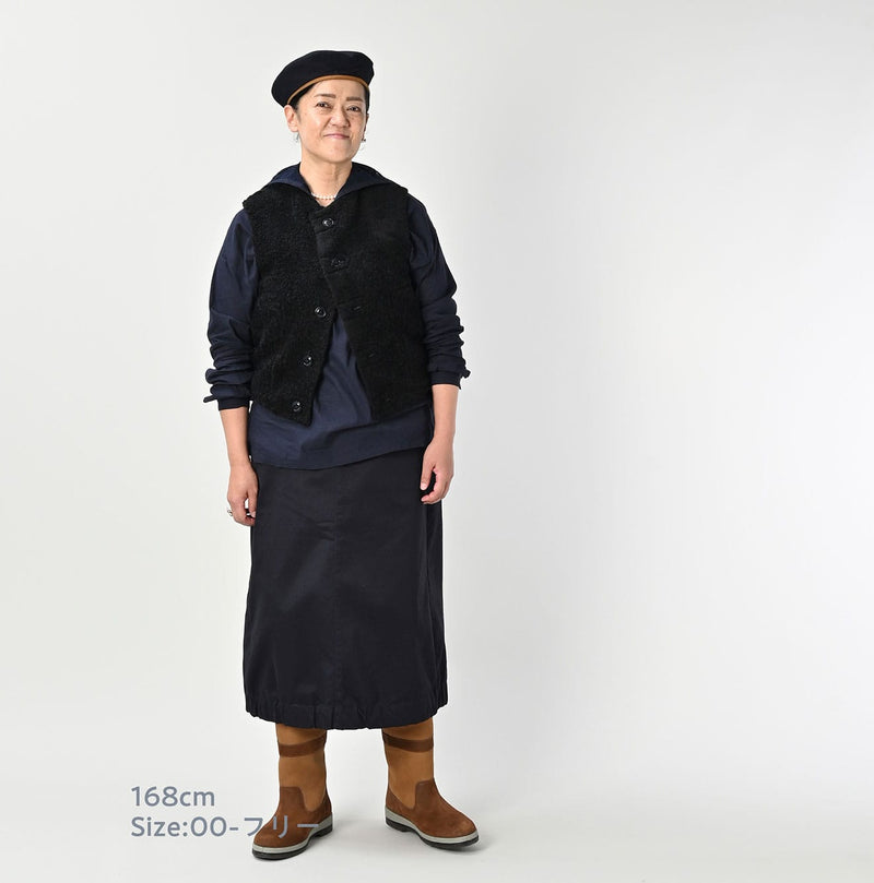 45R Two-ply Chino Chigo Skirt