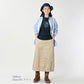 45R Two-ply Chino Chigo Skirt
