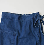 45R Komugi Denim Lace x Wrap Skirt