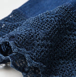 45R Komugi Denim Lace x Wrap Skirt