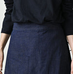 45R Komugi Denim Lace x Wrap Skirt