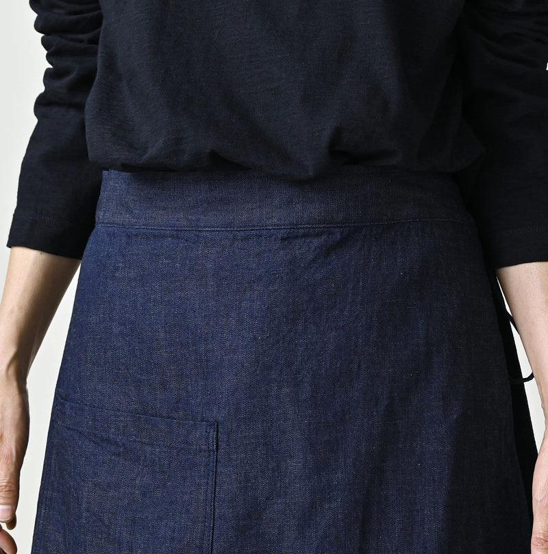 45R Komugi Denim Lace x Wrap Skirt - Image 6
