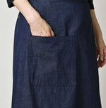 45R Komugi Denim Lace x Wrap Skirt