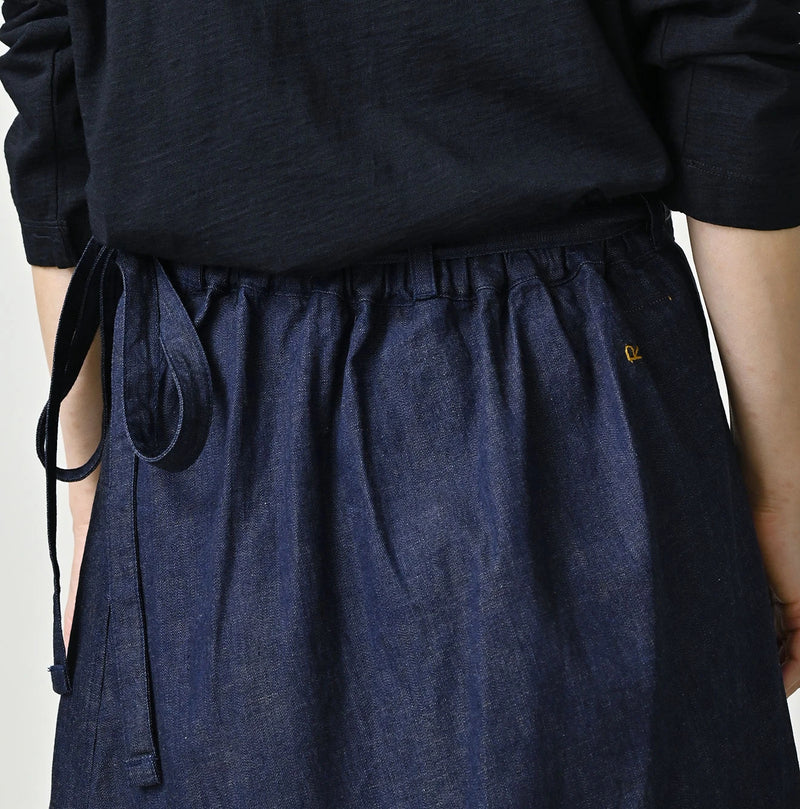 45R Komugi Denim Lace x Wrap Skirt - Image 10
