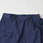 45R Komugi Denim Lace x Wrap Skirt