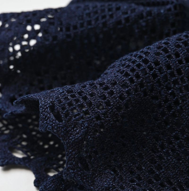 45R Komugi Denim Lace x Wrap Skirt - Image 16