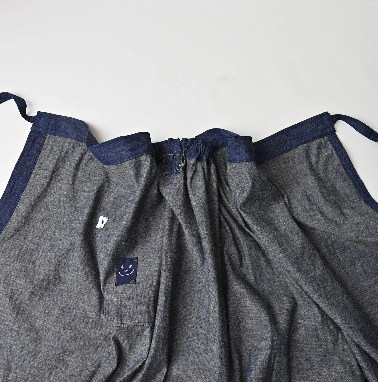 45R Komugi Denim Lace x Wrap Skirt