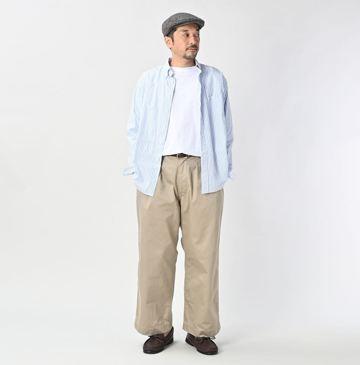 45R Two-ply Chino Charlotte Baggy Pants