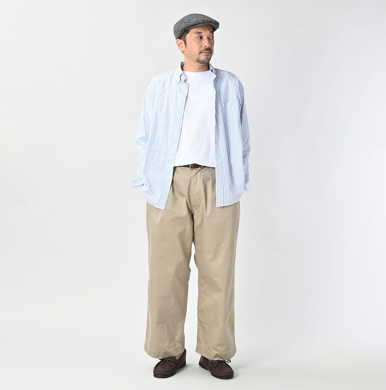 45R Two-ply Chino Charlotte Baggy Pants