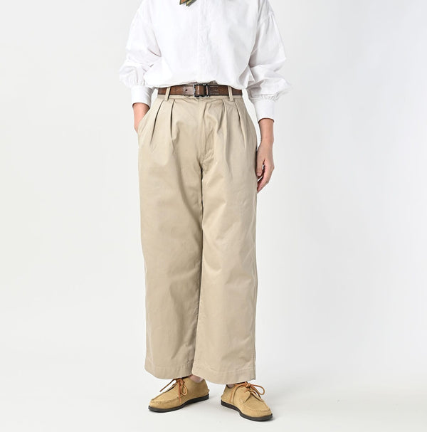 45R Two-ply Chino Charlotte Baggy Pants