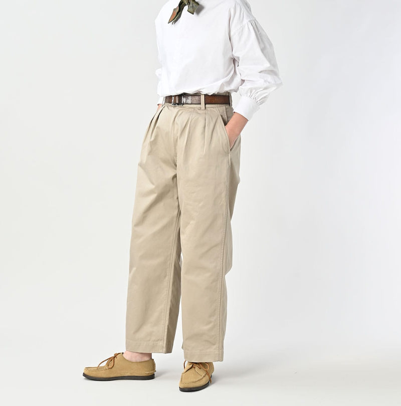 45R Two-ply Chino Charlotte Baggy Pants