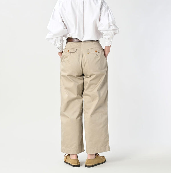 45R Two-ply Chino Charlotte Baggy Pants
