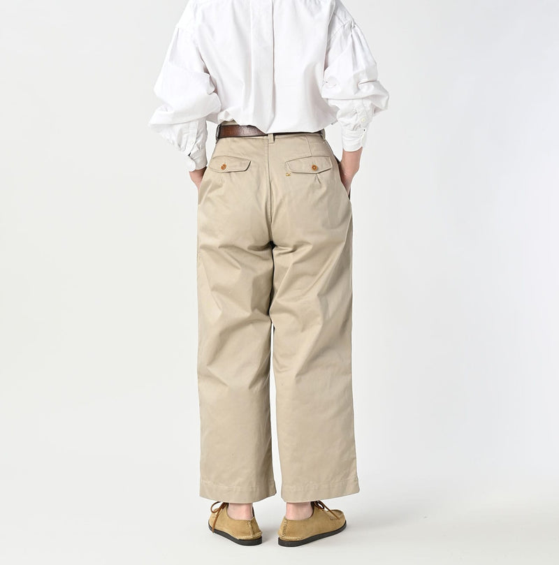 45R Two-ply Chino Charlotte Baggy Pants - Image 9