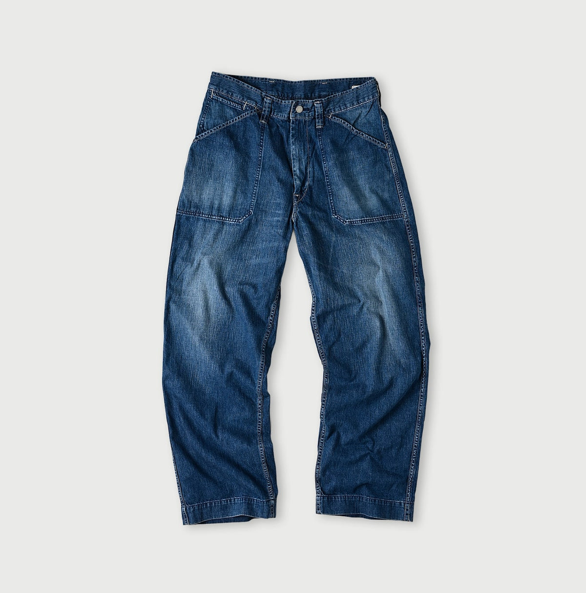 45R Mugihiko Denim 908 Painter Pants Distressed