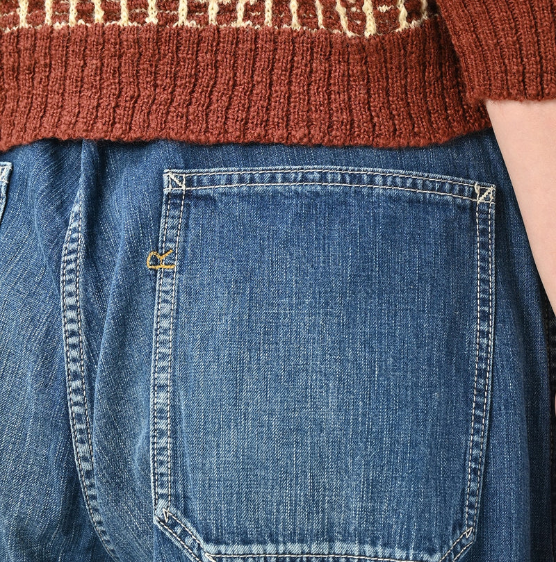 45R Mugihiko Denim 908 Painter Pants Distressed