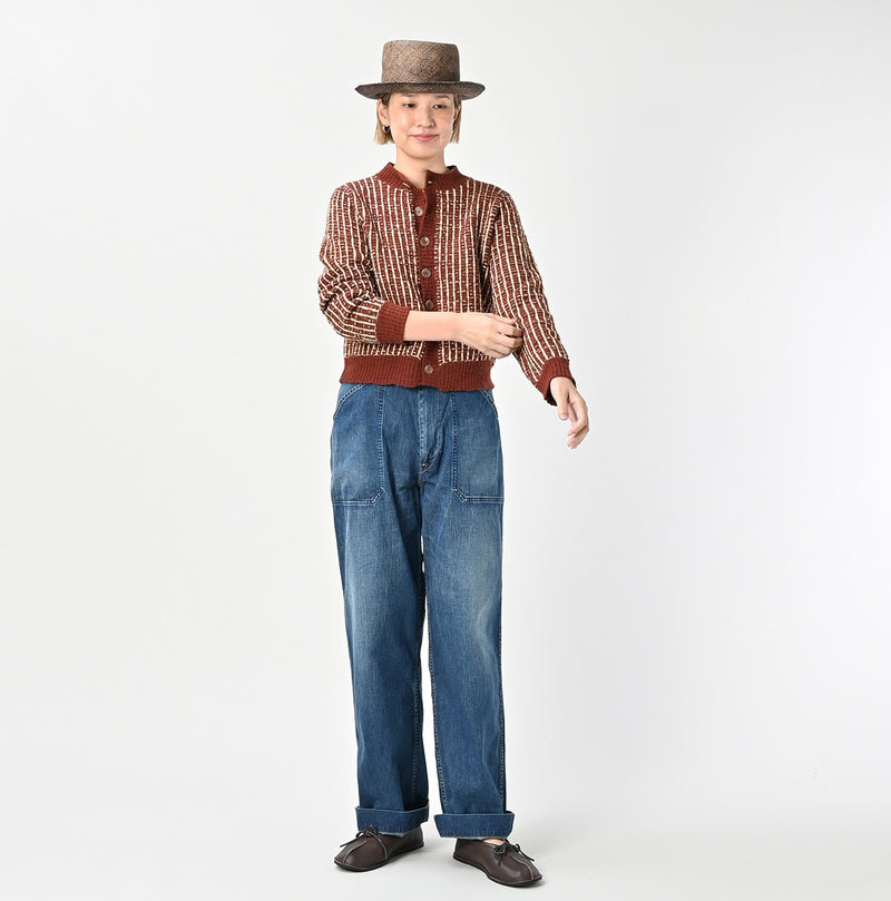 45R Mugihiko Denim 908 Painter Pants Distressed