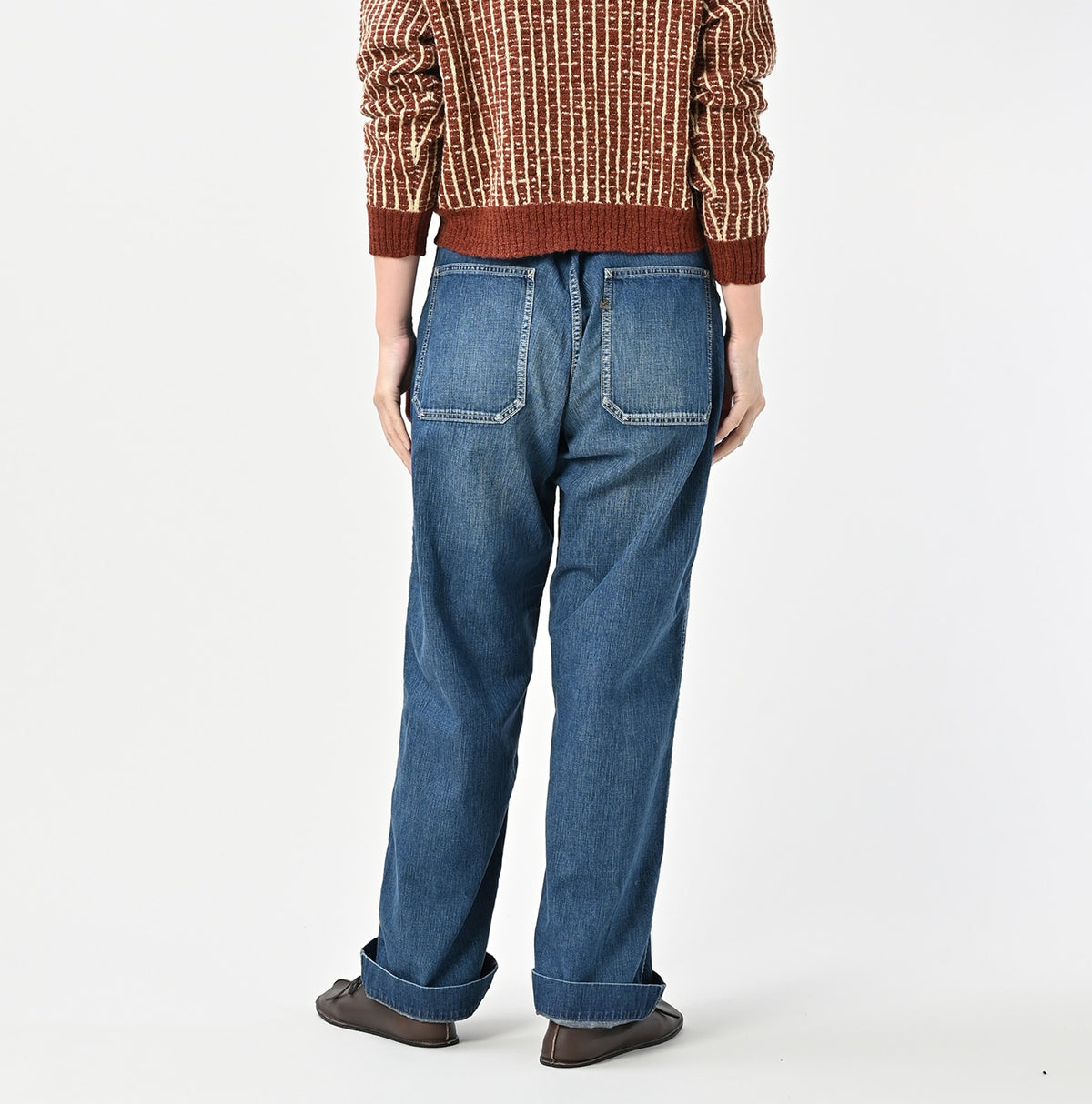 45R Mugihiko Denim 908 Painter Pants Distressed