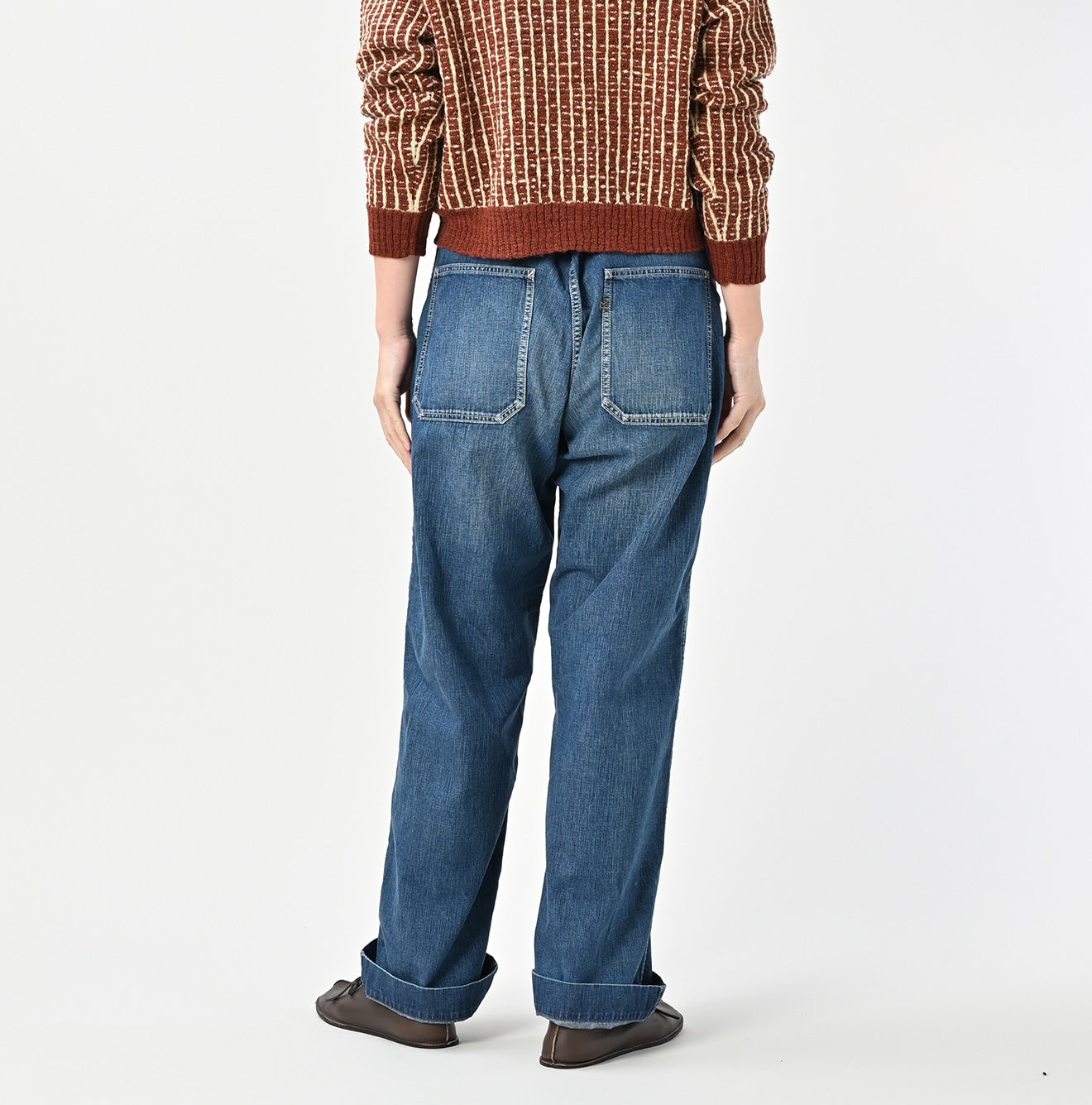 45R Mugihiko Denim 908 Painter Pants Distressed