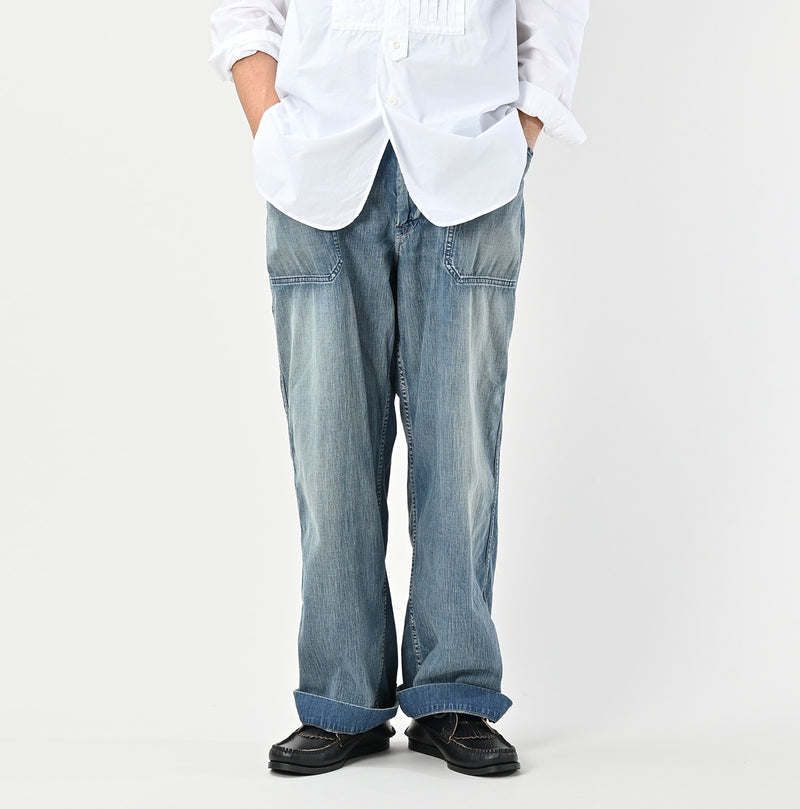 45R Mugihiko Denim 908 Painter Pants Distressed