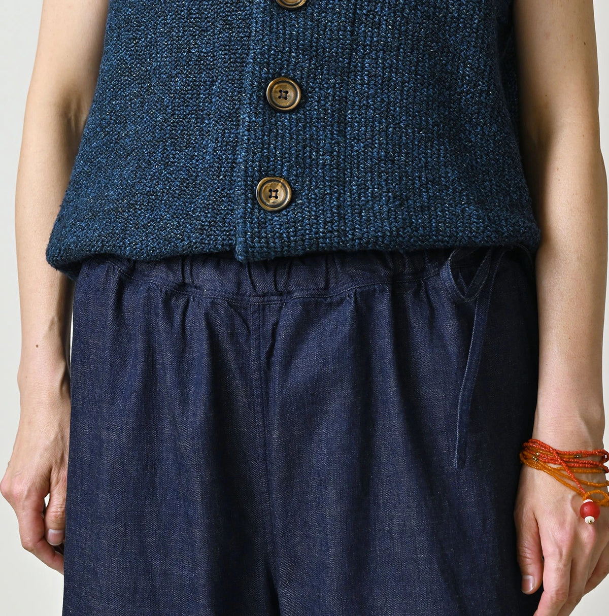 45R Komugi Denim Lace x Petti Pants