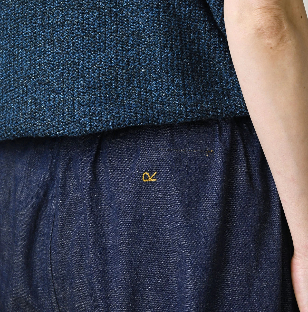 45R Komugi Denim Lace x Petti Pants