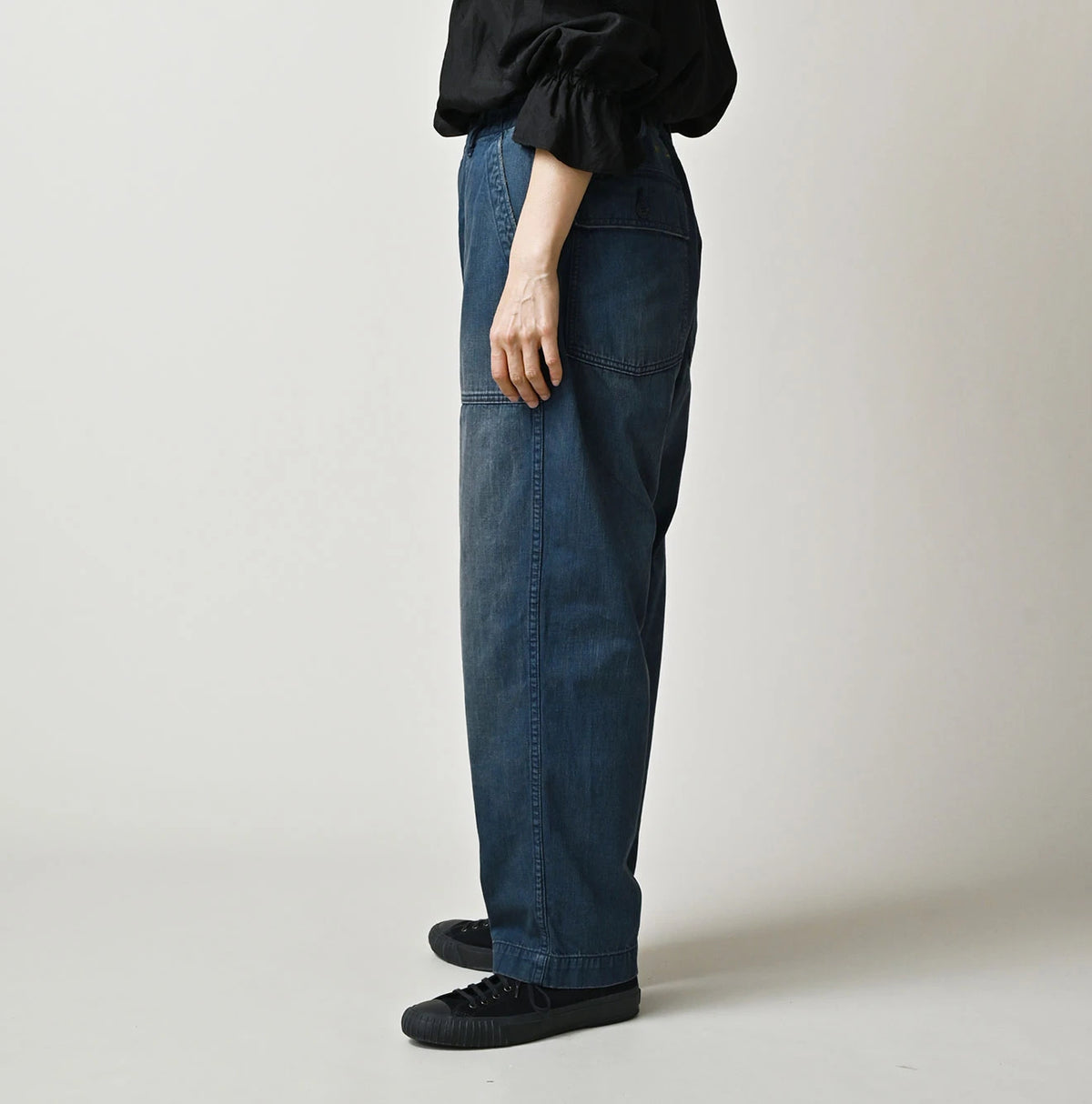 45R Light Mont Brown Denim 908 Baker Pants Distressed