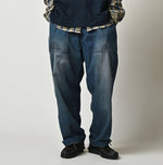 45R Light Mont Brown Denim 908 Baker Pants Distressed