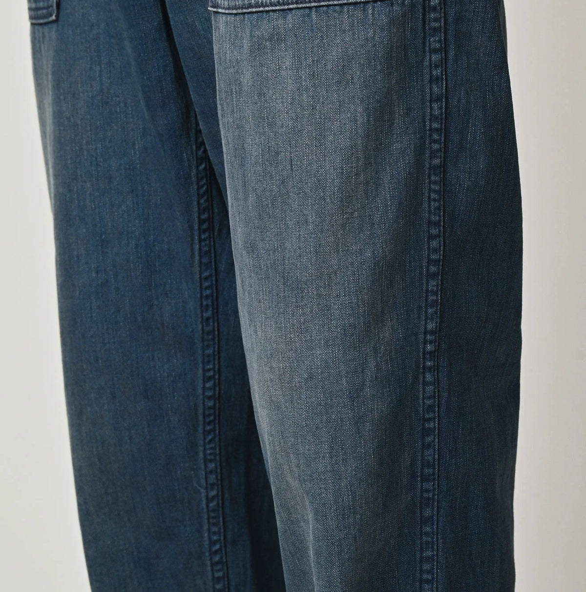 45R Light Mont Brown Denim 908 Baker Pants Distressed