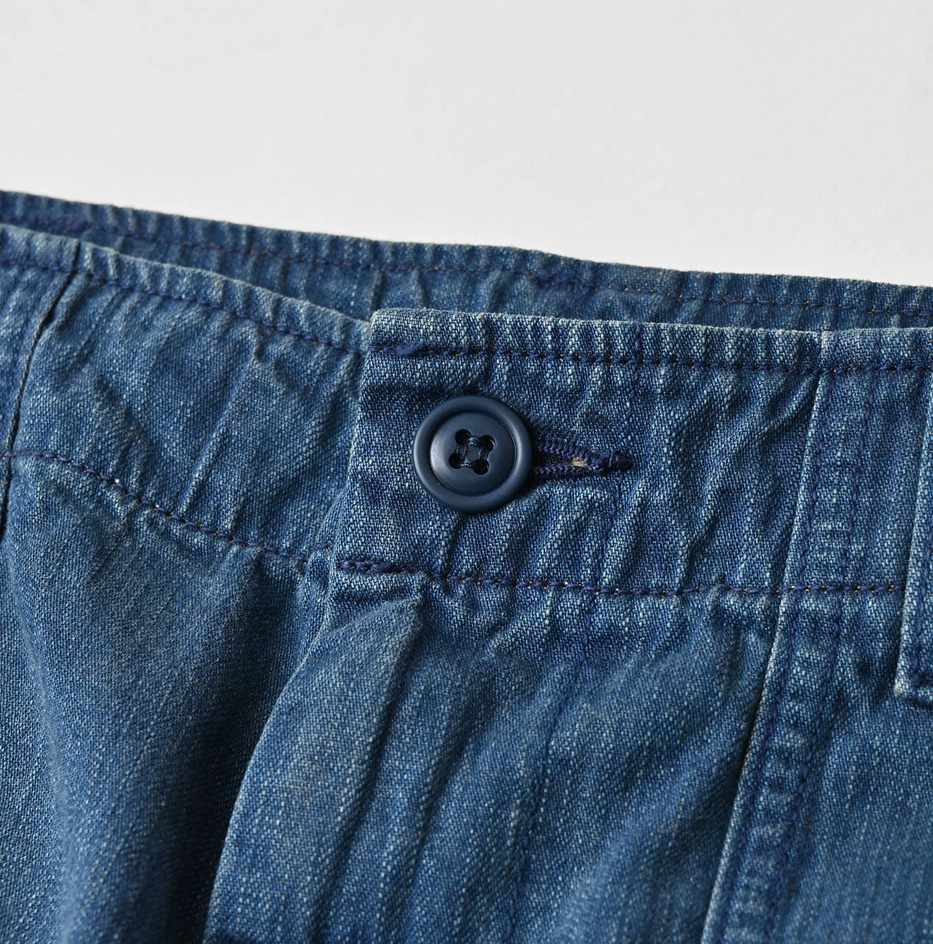 45R Light Mont Brown Denim 908 Baker Pants Distressed - Image 17