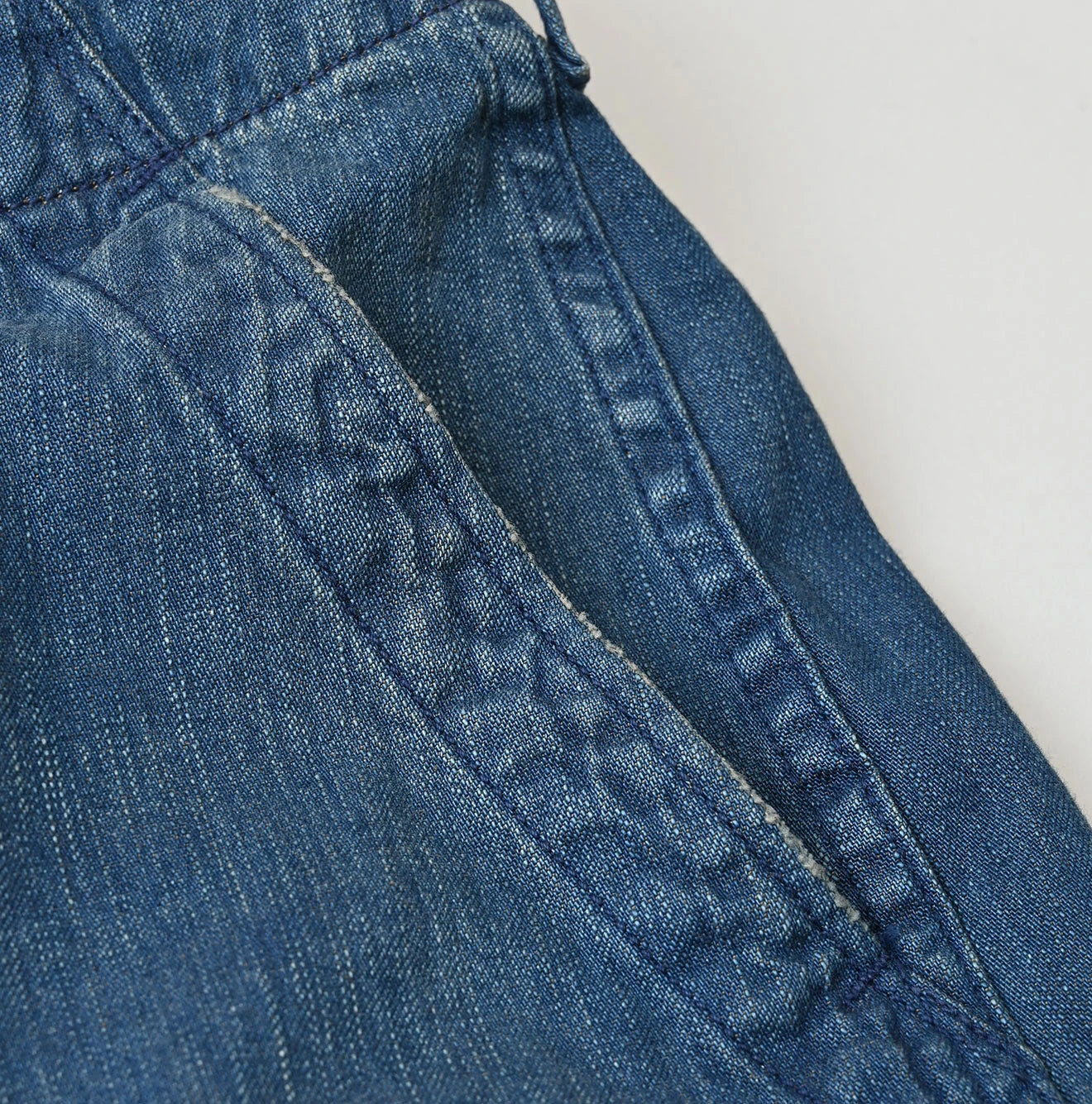 45R Light Mont Brown Denim 908 Baker Pants Distressed - Image 19
