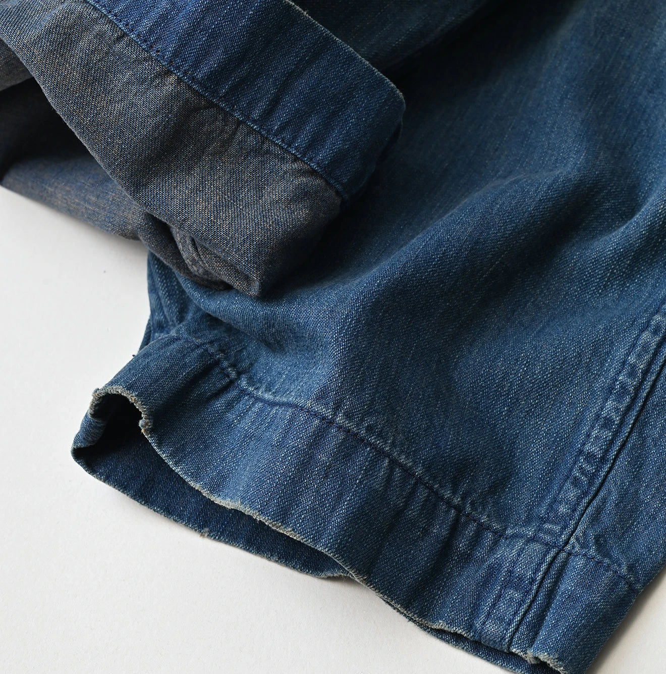 45R Light Mont Brown Denim 908 Baker Pants Distressed - Image 21
