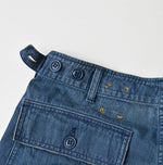 45R Light Mont Brown Denim 908 Baker Pants Distressed
