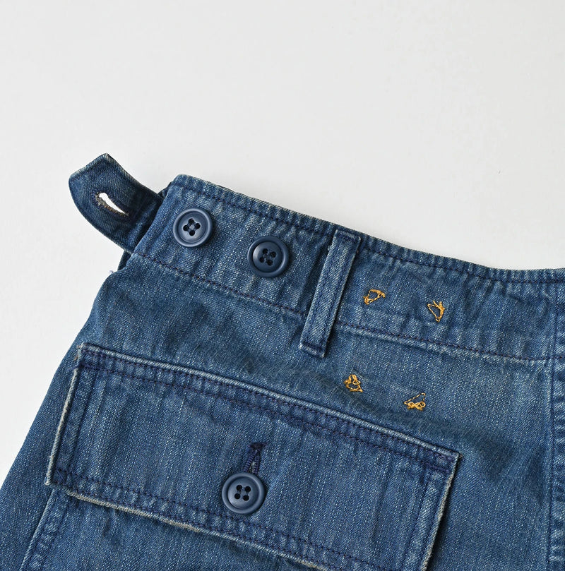 45R Light Mont Brown Denim 908 Baker Pants Distressed - Image 23