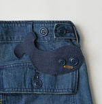 45R Light Mont Brown Denim 908 Baker Pants Distressed
