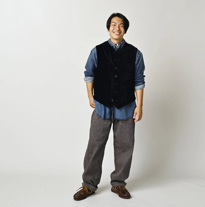 45R Light Mont Brown Denim 908 Baker Pants - Image 4
